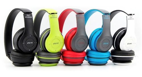 Audifonos Diadema P47 MicroSD Color cual